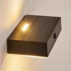 Hofstein Seilhac Solarwandleuchte LED Schwarz, 1-flammig, Bewegungsmelder -Außenleuchten Verkaufe seilhac solarwandleuchte h3651438 6