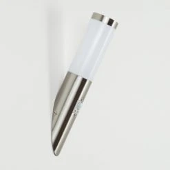 Hofstein Sessa Au&szlig;enwandleuchte Nickel-Matt, 1-flammig, Bewegungsmelder -Außenleuchten Verkaufe sessa aussenwandleuchte h3539835 7