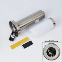 Hofstein Sessa Wegeleuchte Nickel-Matt, 1-flammig, Bewegungsmelder -Außenleuchten Verkaufe sessa wegeleuchte h3018088 4