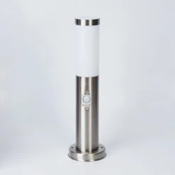 Hofstein Sessa Wegeleuchte Nickel-Matt, 1-flammig, Bewegungsmelder -Außenleuchten Verkaufe sessa wegeleuchte h3018088 7