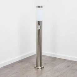 Hofstein Sessa Wegeleuchte Nickel-Matt, 1-flammig, Bewegungsmelder -Außenleuchten Verkaufe sessa wegeleuchte h3018132 7