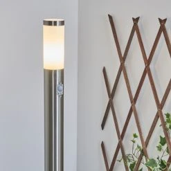 Hofstein Sessa Wegeleuchte Nickel-Matt, 1-flammig, Bewegungsmelder -Außenleuchten Verkaufe sessa wegeleuchte h3018187 6