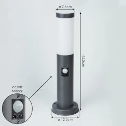 Hofstein Sessa Wegeleuchte Anthrazit, 1-flammig, Bewegungsmelder -Außenleuchten Verkaufe sessa wegeleuchte h3018262 3