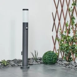 Hofstein Sessa Wegeleuchte Anthrazit, 1-flammig, Bewegungsmelder -Außenleuchten Verkaufe sessa wegeleuchte h3018293 12