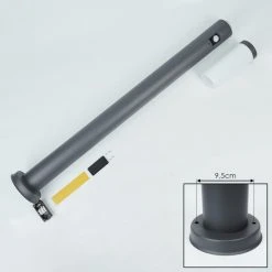 Hofstein Sessa Wegeleuchte Anthrazit, 1-flammig, Bewegungsmelder -Außenleuchten Verkaufe sessa wegeleuchte h3018378 4