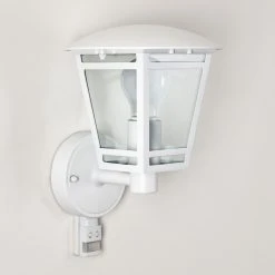 Hofstein Siera Au&szlig;enwandleuchte Wei&szlig;, 1-flammig, Bewegungsmelder -Außenleuchten Verkaufe siera aussenwandleuchte h3029947 9