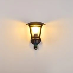 Hofstein Siera Au&szlig;enwandleuchte Schwarz, 1-flammig, Bewegungsmelder -Außenleuchten Verkaufe siera aussenwandleuchte h3029954 3