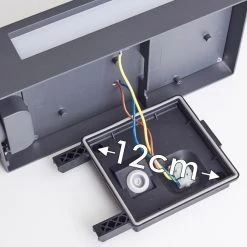 Hofstein Skove Au&szlig;enwandleuchte LED Anthrazit, 1-flammig, Bewegungsmelder -Außenleuchten Verkaufe skove aussenwandleuchte h3300565 do1 15