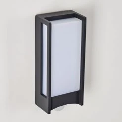 Hofstein Skove Au&szlig;enwandleuchte LED Anthrazit, 1-flammig, Bewegungsmelder -Außenleuchten Verkaufe skove aussenwandleuchte h3300565 do1 5