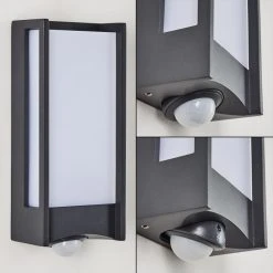 Hofstein Skove Au&szlig;enwandleuchte LED Anthrazit, 1-flammig, Bewegungsmelder -Außenleuchten Verkaufe skove aussenwandleuchte h3300565 do1 8