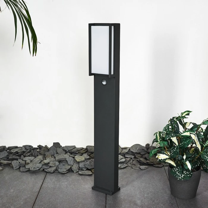 Hofstein Skove Wegeleuchte LED Anthrazit, 1-flammig, Bewegungsmelder 11 Hofstein Skove Wegeleuchte LED Anthrazit, 1-flammig, Bewegungsmelder – Bild 11