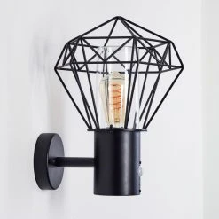 Hofstein Solda Au&szlig;enwandleuchte Schwarz, 1-flammig, Bewegungsmelder -Außenleuchten Verkaufe solda aussenwandleuchte h3401446 4