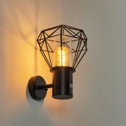 Hofstein Solda Au&szlig;enwandleuchte Schwarz, 1-flammig, Bewegungsmelder -Außenleuchten Verkaufe solda aussenwandleuchte h3401446 6