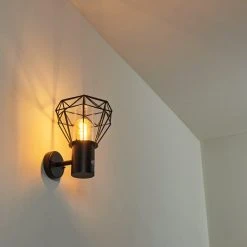 Hofstein Solda Au&szlig;enwandleuchte Schwarz, 1-flammig, Bewegungsmelder -Außenleuchten Verkaufe solda aussenwandleuchte h3401446 9