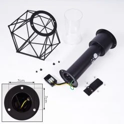 Hofstein Solda Wegeleuchte Schwarz, 1-flammig, Bewegungsmelder -Außenleuchten Verkaufe solda wegeleuchte h3409008 4