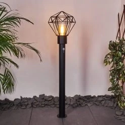 Hofstein Solda Wegeleuchte Schwarz, 1-flammig, Bewegungsmelder -Außenleuchten Verkaufe solda wegeleuchte h3409039 8