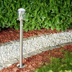 Hofstein Sorken Wegeleuchte LED Edelstahl, 1-flammig, Bewegungsmelder -Außenleuchten Verkaufe sorken wegeleuchte h3170212 do1 12