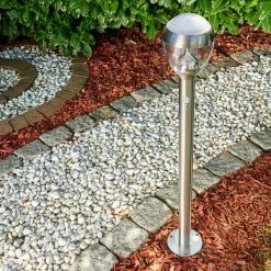 Hofstein Sorken Wegeleuchte LED Edelstahl, 1-flammig, Bewegungsmelder -Außenleuchten Verkaufe sorken wegeleuchte h3170212 do1 13