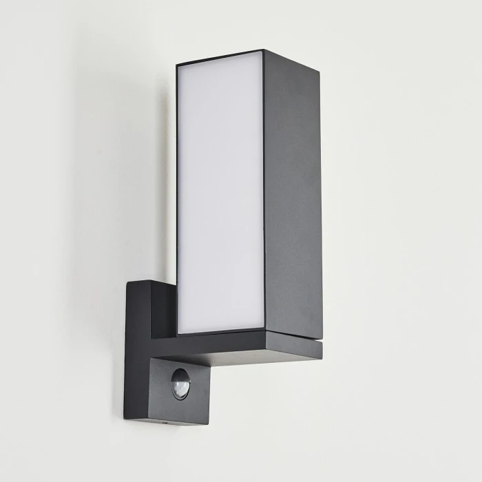 Hofstein Swanek Außenwandleuchte LED Anthrazit, 1-flammig, Bewegungsmelder 12 Hofstein Swanek Außenwandleuchte LED Anthrazit, 1-flammig, Bewegungsmelder – Bild 12