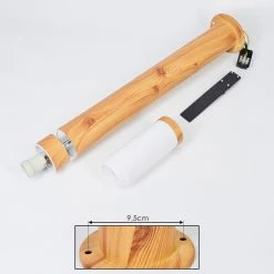 Hofstein Tenvik Wegeleuchte Chrom, Braun, Transparent, Klar, Holzoptik, 1-flammig, Bewegungsmelder -Außenleuchten Verkaufe tenvik wegeleuchte h3599914 4