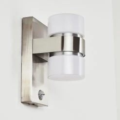 Hofstein Tiarp Außenwandleuchte LED Nickel-Matt, 2-flammig, Bewegungsmelder 19 Hofstein Tiarp Außenwandleuchte LED Nickel-Matt, 2-flammig, Bewegungsmelder -Außenleuchten Verkaufe tiarp aussenwandleuchte h3426586 9