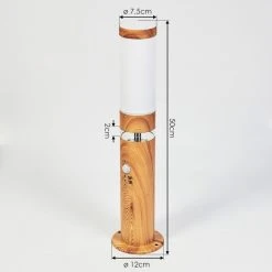 Hofstein Tise Wegeleuchte Braun, Holzoptik, 2-flammig, Bewegungsmelder -Außenleuchten Verkaufe tise wegeleuchte h3445624 3