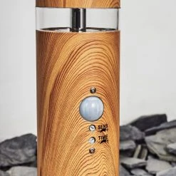 Hofstein Tise Wegeleuchte Braun, Holzoptik, 2-flammig, Bewegungsmelder -Außenleuchten Verkaufe tise wegeleuchte h3445624 5