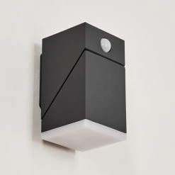 Hofstein Toogong Au&szlig;enwandleuchte LED Anthrazit, 1-flammig, Bewegungsmelder -Außenleuchten Verkaufe toogong aussenwandleuchte h3584644 8