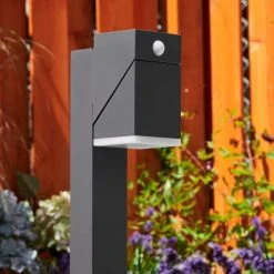 Hofstein Toogong Sockelleuchte LED Anthrazit, 1-flammig, Bewegungsmelder -Außenleuchten Verkaufe toogong sockelleuchte h3607459 8