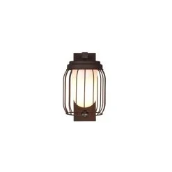 Trio Leuchten Tuela Au&szlig;enwandleuchte Rostfarben, 1-flammig, Bewegungsmelder -Außenleuchten Verkaufe trio leuchten tuela aussenwandleuchte 210869124 4