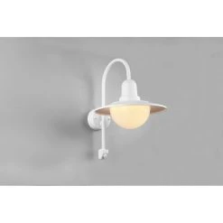 Trio Leuchten Trio Norman Au&szlig;enwandleuchte Wei&szlig;, 1-flammig, Bewegungsmelder