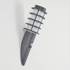 Hofstein Tunes Au&szlig;enwandleuchte Anthrazit, 1-flammig, Bewegungsmelder -Außenleuchten Verkaufe tunes aussenwandleuchte h3459119 6