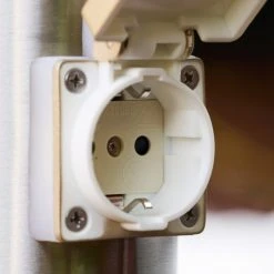 Hofstein Tunes Sockelleuchte Edelstahl, 1-flammig, Bewegungsmelder -Außenleuchten Verkaufe tunes sockelleuchte h165134 4