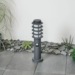 Hofstein Tunes Sockelleuchte Anthrazit, 1-flammig, Bewegungsmelder -Außenleuchten Verkaufe tunes sockelleuchte h3546512 4