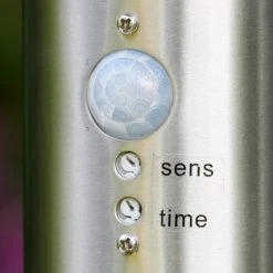 Hofstein Tunes Wegeleuchte Edelstahl, 1-flammig, Bewegungsmelder -Außenleuchten Verkaufe tunes wegeleuchte h165080 10