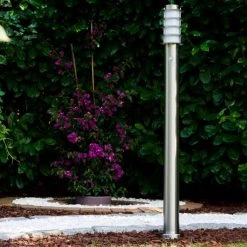 Hofstein Tunes Wegeleuchte Edelstahl, 1-flammig, Bewegungsmelder -Außenleuchten Verkaufe tunes wegeleuchte h165080 12