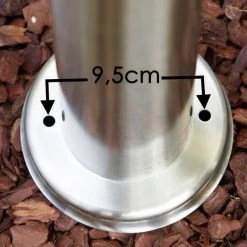 Hofstein Tunes Wegeleuchte Edelstahl, 1-flammig, Bewegungsmelder -Außenleuchten Verkaufe tunes wegeleuchte h165080 2