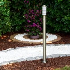 Hofstein Tunes Wegeleuchte Edelstahl, 1-flammig, Bewegungsmelder -Außenleuchten Verkaufe tunes wegeleuchte h165080 5