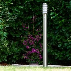 Hofstein Tunes Wegeleuchte Edelstahl, 1-flammig, Bewegungsmelder -Außenleuchten Verkaufe tunes wegeleuchte h165080 6