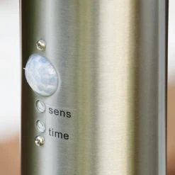 Hofstein Tunes Wegeleuchte Edelstahl, 1-flammig, Bewegungsmelder -Außenleuchten Verkaufe tunes wegeleuchte h165097 6