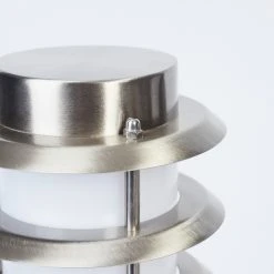 Hofstein Tunes Wegeleuchte Nickel-Matt, 1-flammig, Bewegungsmelder -Außenleuchten Verkaufe tunes wegeleuchte h3456897 2