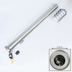 Hofstein Tunes Wegeleuchte Nickel-Matt, 1-flammig, Bewegungsmelder -Außenleuchten Verkaufe tunes wegeleuchte h3456941 4