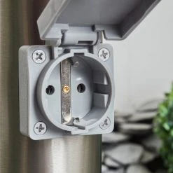 Hofstein Tunes Wegeleuchte Nickel-Matt, 1-flammig, Bewegungsmelder -Außenleuchten Verkaufe tunes wegeleuchte h3456941 5