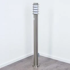 Hofstein Tunes Wegeleuchte Nickel-Matt, 1-flammig, Bewegungsmelder -Außenleuchten Verkaufe tunes wegeleuchte h3456941 7