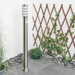 Hofstein Tunes Wegeleuchte Nickel-Matt, 1-flammig, Bewegungsmelder -Außenleuchten Verkaufe tunes wegeleuchte h3456941 9