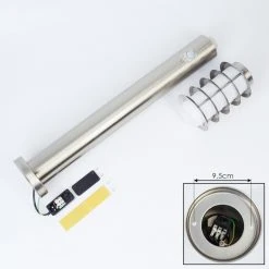 Hofstein Tunes Wegeleuchte Nickel-Matt, 1-flammig, Bewegungsmelder -Außenleuchten Verkaufe tunes wegeleuchte h3456965 4