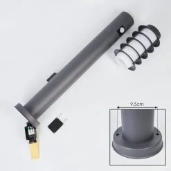 Hofstein Tunes Wegeleuchte Anthrazit, 1-flammig, Bewegungsmelder -Außenleuchten Verkaufe tunes wegeleuchte h3459027 4