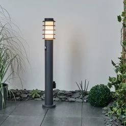 Hofstein Tunes Wegeleuchte Anthrazit, 1-flammig, Bewegungsmelder -Außenleuchten Verkaufe tunes wegeleuchte h3459027 8