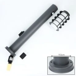 Hofstein Tunes Wegeleuchte Anthrazit, 1-flammig, Bewegungsmelder -Außenleuchten Verkaufe tunes wegeleuchte h3536506 4