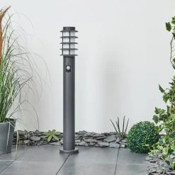 Hofstein Tunes Wegeleuchte Anthrazit, 1-flammig, Bewegungsmelder -Außenleuchten Verkaufe tunes wegeleuchte h3539231 11